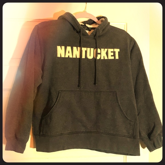 NANTUCKET Hooded Sweatshirt Grey Women’s Small - Picture 1 of 8